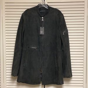 NWT John varvatos brand men’s suede jacket